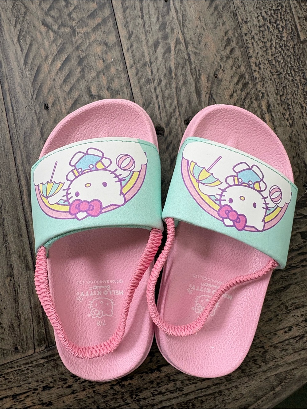 Toddler 7/8 Hello Kitty Slide Sandals